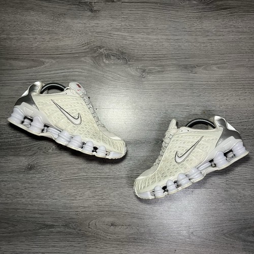 Nike shox white metallic - white,