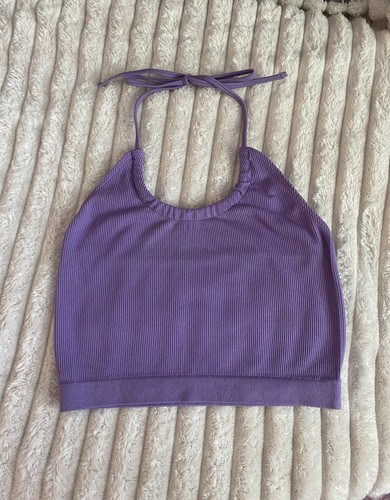 Primark purple halterneck - purple,