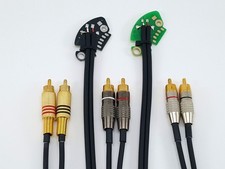 Technics SL 1200 1210 MK2 MK3 MK5 RCA Turntable Audio Cable, 125cm 49 inch