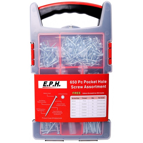 Eph pocket hole - screws, –