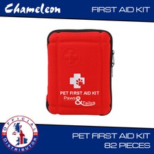 PET DOG FIRST AID KIT MEDICAL EMERGENCY HOME TRAVEL CAR 1ST AID BAG 82 PIECE