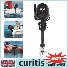 Outboard Petrol Engine 6HP Outboard Motor Boat Engine Short Shaft with 2-Stroke
