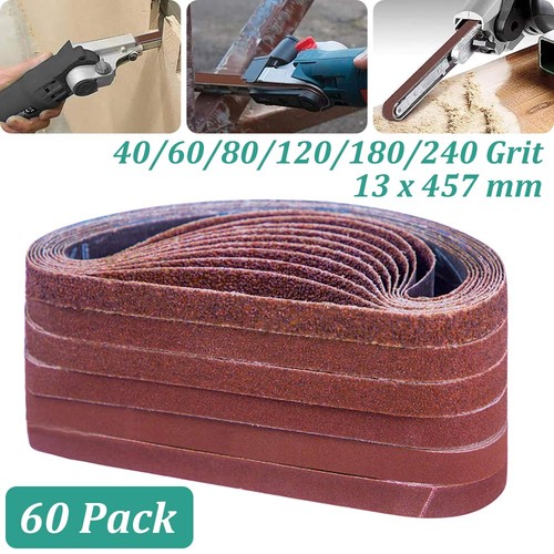 60x sanding belts 13x457mm - sanding,