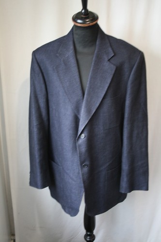 Vtg michael blue linen - vtg,
