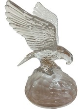Clear Glass Eagle Figurine