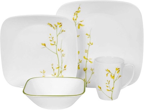 Corelle square piece - corelle, 16-piece