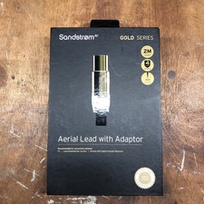 Sandstrom Gold Series Aerial Lead Cable With Adapter 2m