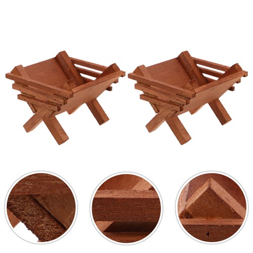 Pcs wooden manger - 2,