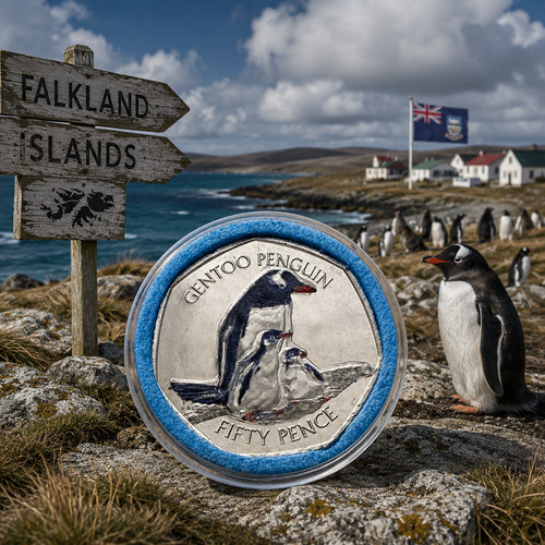 2021 falkland islands gentoo - falkland,