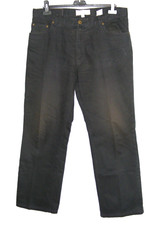 Next boot fit bootcut jeans size 36R W36 L31 relaxed fit zip slight stripe black