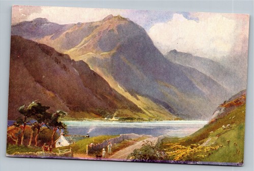 Vintage lake buttermere - lake,