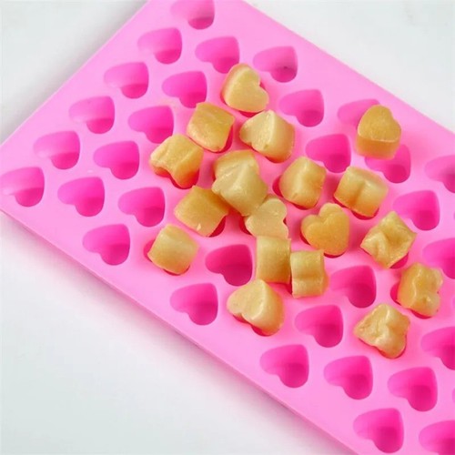 Pink mini love hearts - 55,