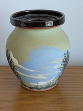 Camelot Pottery Mochaware Vase