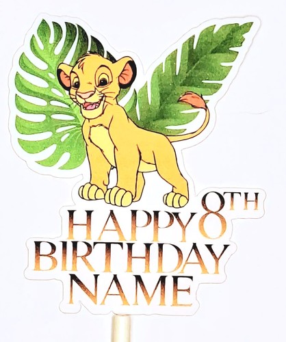 Lion king cake topper - topper, x1