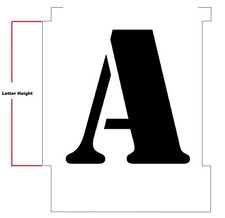 Alphabet Letter Stencils