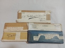 5  VINTAGE PRINTING LETTERHEAD PLATES 1960s ESSEX LONDON PRESS INK ART Fc22