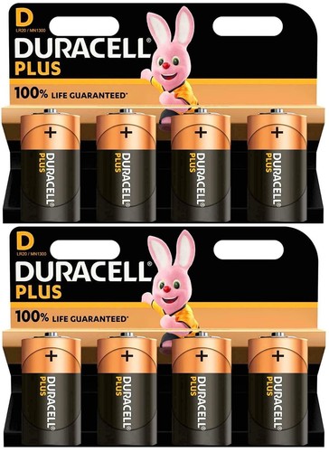 Duracell cell batteries - 8x,