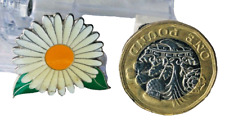Pin Badge Daffodil Flower Enamel Metal ra
