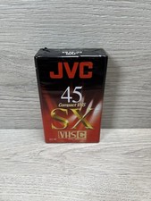 JVC 45 COMPACT VHS EC-45 SX Video Camera Tapes Brand New Sealed