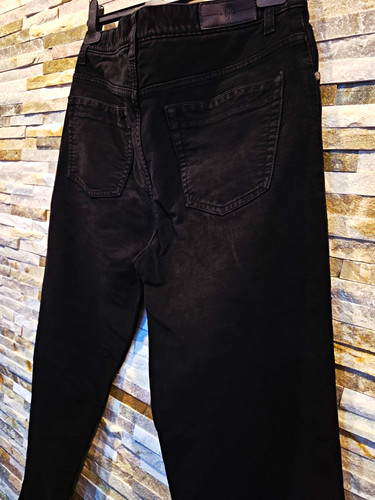 Straight fit black denim - fit,