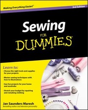 Sewing for dummies paperback - sewing,