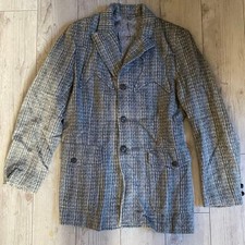 HbarC RANCHWEAR Check Wool Jacket Vintage Western Style