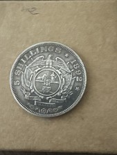 1892 South African 5 Shilling Silver Coin