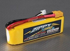 ZIPPY Compact 1500mAh 3S 35C Lipo Pack Used condition