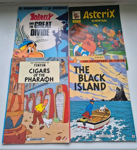 Asterix and tintin paperback - and,