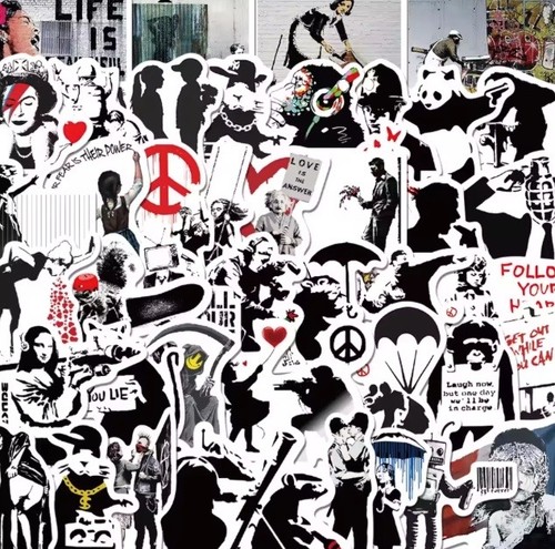 Banksy art graffiti - banksy,
