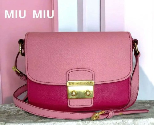 Miu pink leather crossbody - miu,