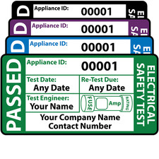 Personalised PAT Test Labels -