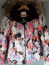 Roxy Jet Ski Waterproof Insulated Snow Skiing Jacket For Women Small True Black