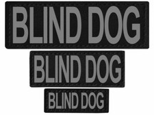 BLIND DOG  Patch Reflective