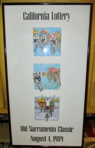 Framed california lottery - california,