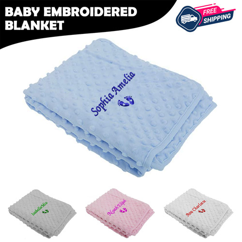 Personalised baby blanket - baby,