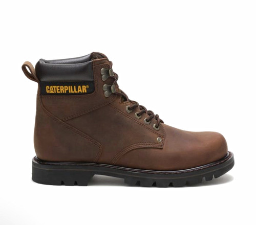 Caterpillar brown leather - brown,