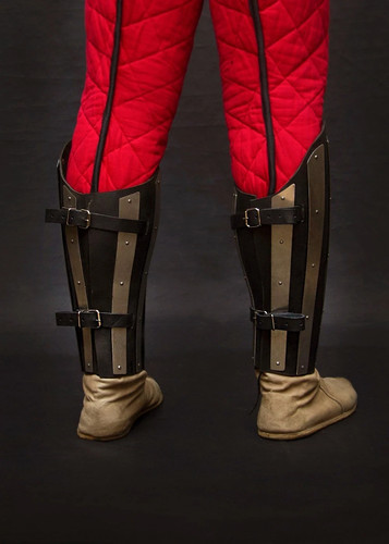 Medieval leather with - leather,