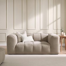 Dusk Manhattan Stone Velvet 2 Seater Sofa RRP £759
