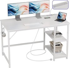 JOISCOPE 55 Inch Small Gaming Computer Desk with UK Power Outlets Boxed