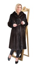 US5725 REAL SAGA MINK FUR COAT