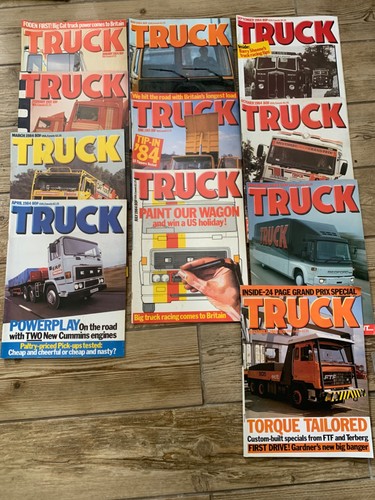 Vintage truck magazines - truck,