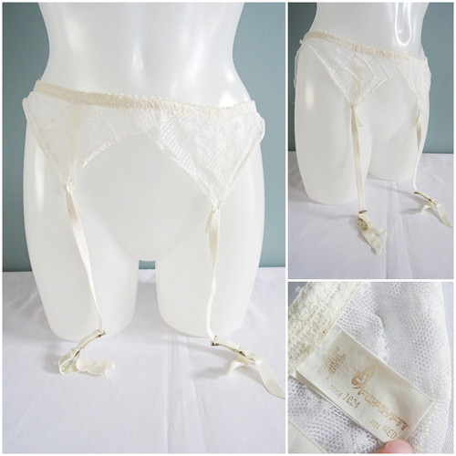 Vintage suspender belt 1980s - belt,