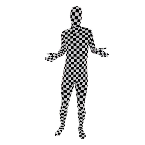 Black and white checkered - and,