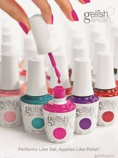 Gelish Harmony Soak Off Gel Polish Colours 100% AUTHENTIC Made in USA* UK SELLER