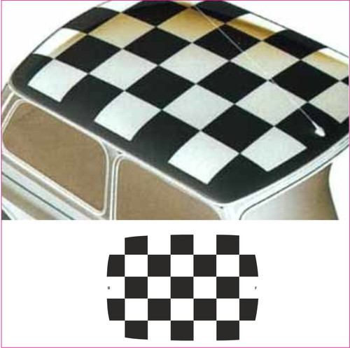 Chequered roof kit for classic - roof,
