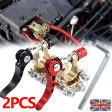 2X 12V Battery Terminals Connectors Clamps Quick Release For Caravan Car Van UK