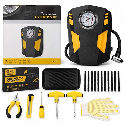 Car tyre inflator portable air - car,