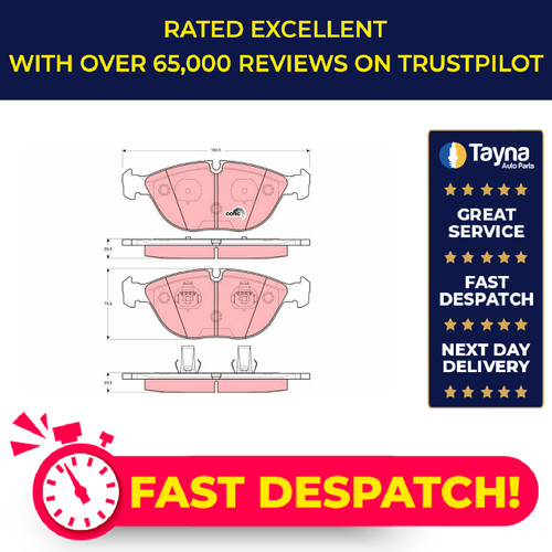 Brake pads set fits bentley - pads,