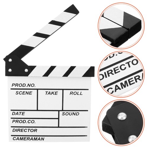 Wooden movie clapper - movie, board